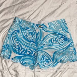 Lilly Pulitzer Blue Buttercup shorts